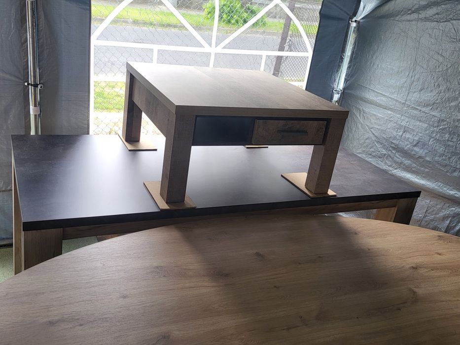 Ława kawowa z szufladą 80x80x40 Nowa