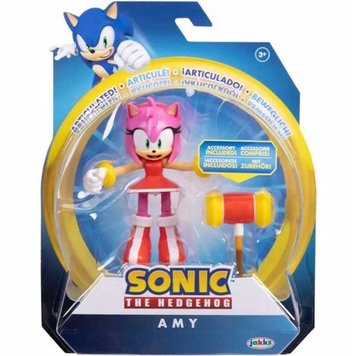Sonic The Hedgehog Oryginalna Figurka Amy + Piko Piko Hammer Młot