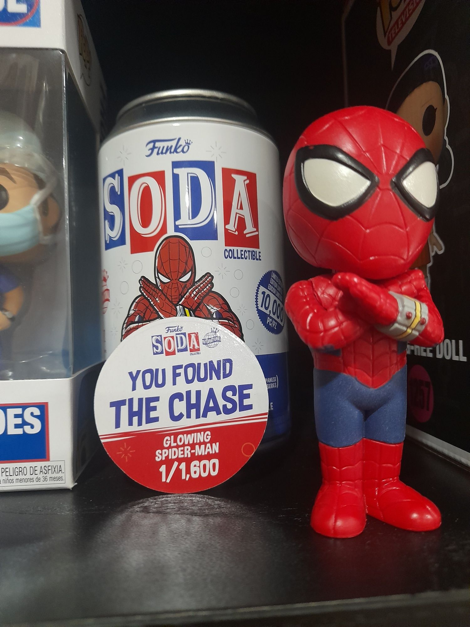 Funko Soda Spider Man chase