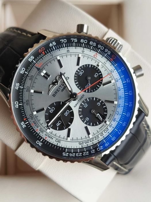 Breitling Navitimer B01 Chrono. 43mm ICE BLUE 2025r / Gwar. do 2033r.