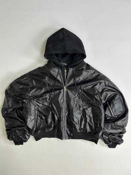 Бомбер MA-1 черный куртка чорна курточка opium archive black L M S XL