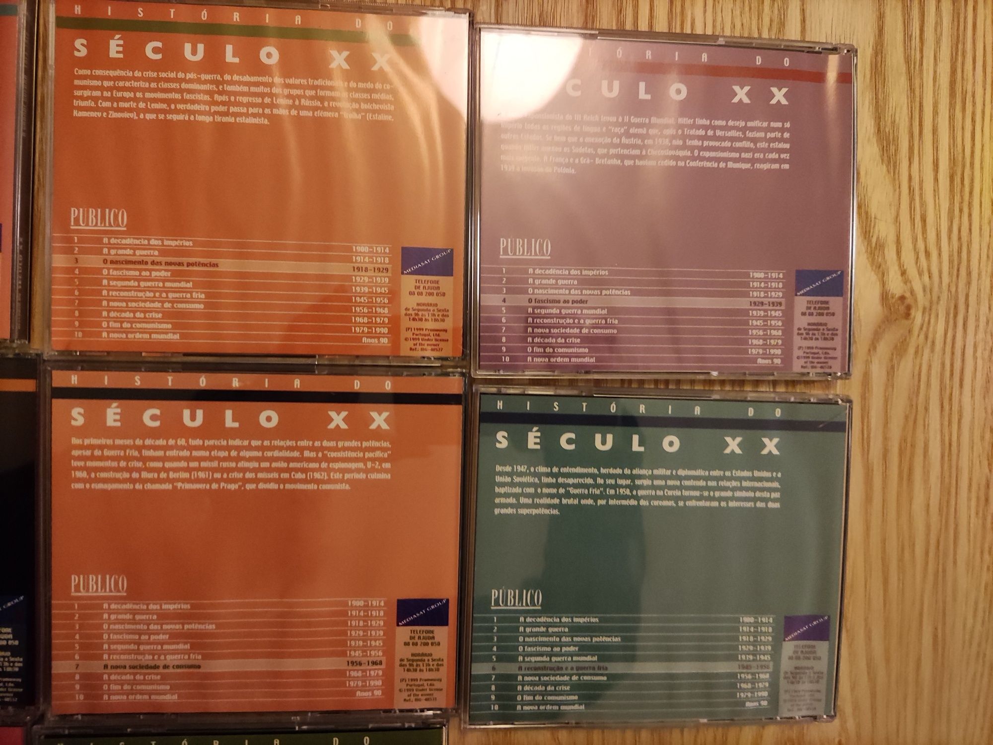 Colecção História do Século XX (10 CDs)