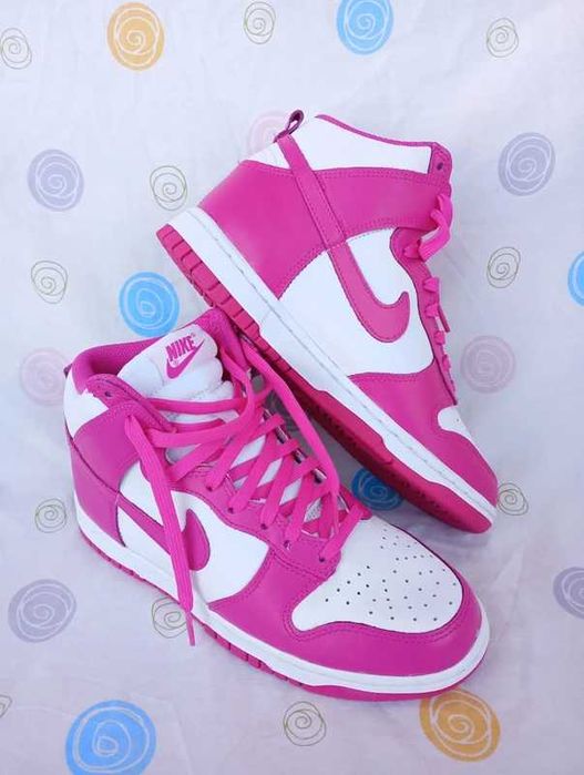 Ténis Nike Dunk High Pink Prime tamanho 38