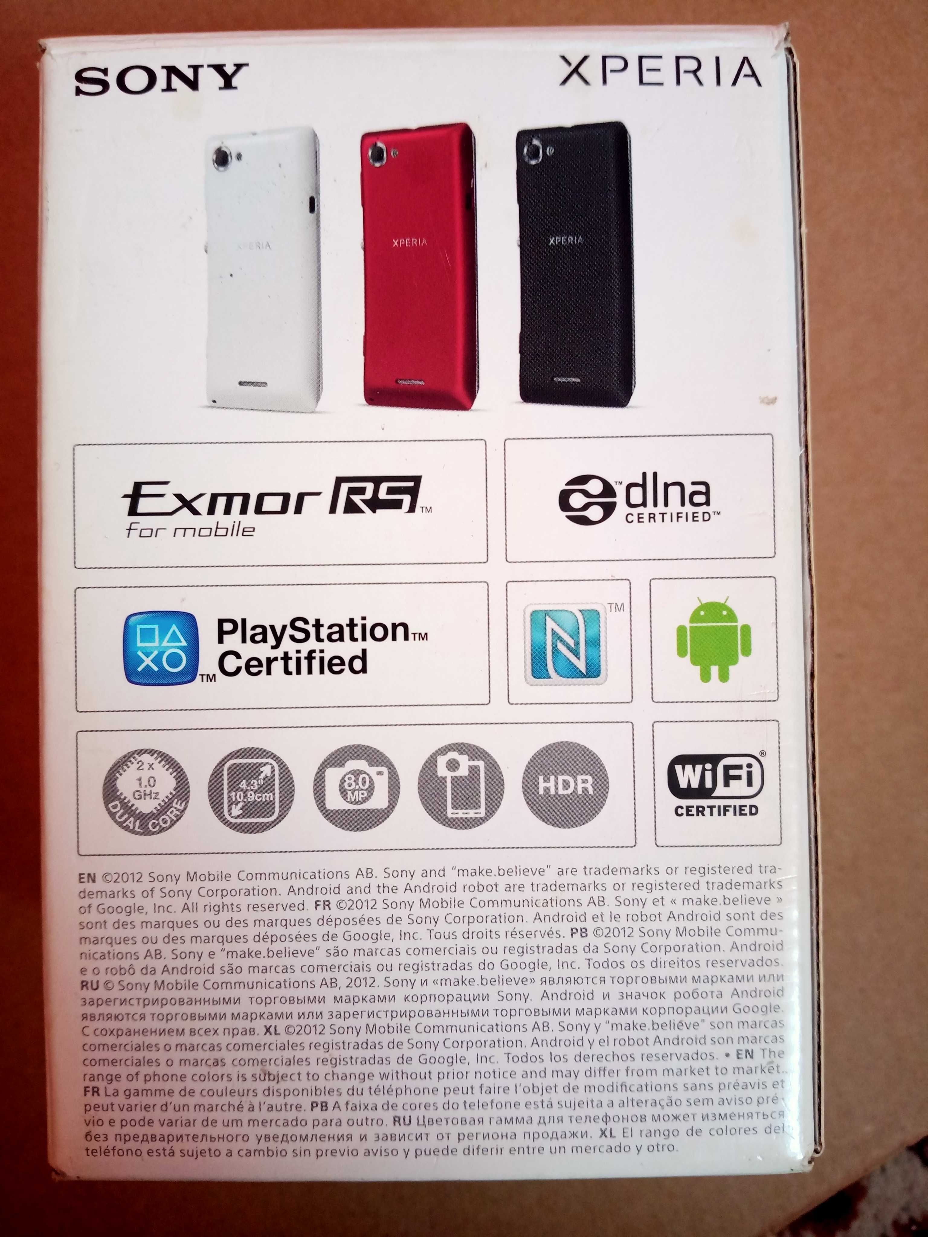 Pudełko Sony Xperia L