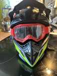 Kask cross z goglami fly w gratisie rozmiar xl