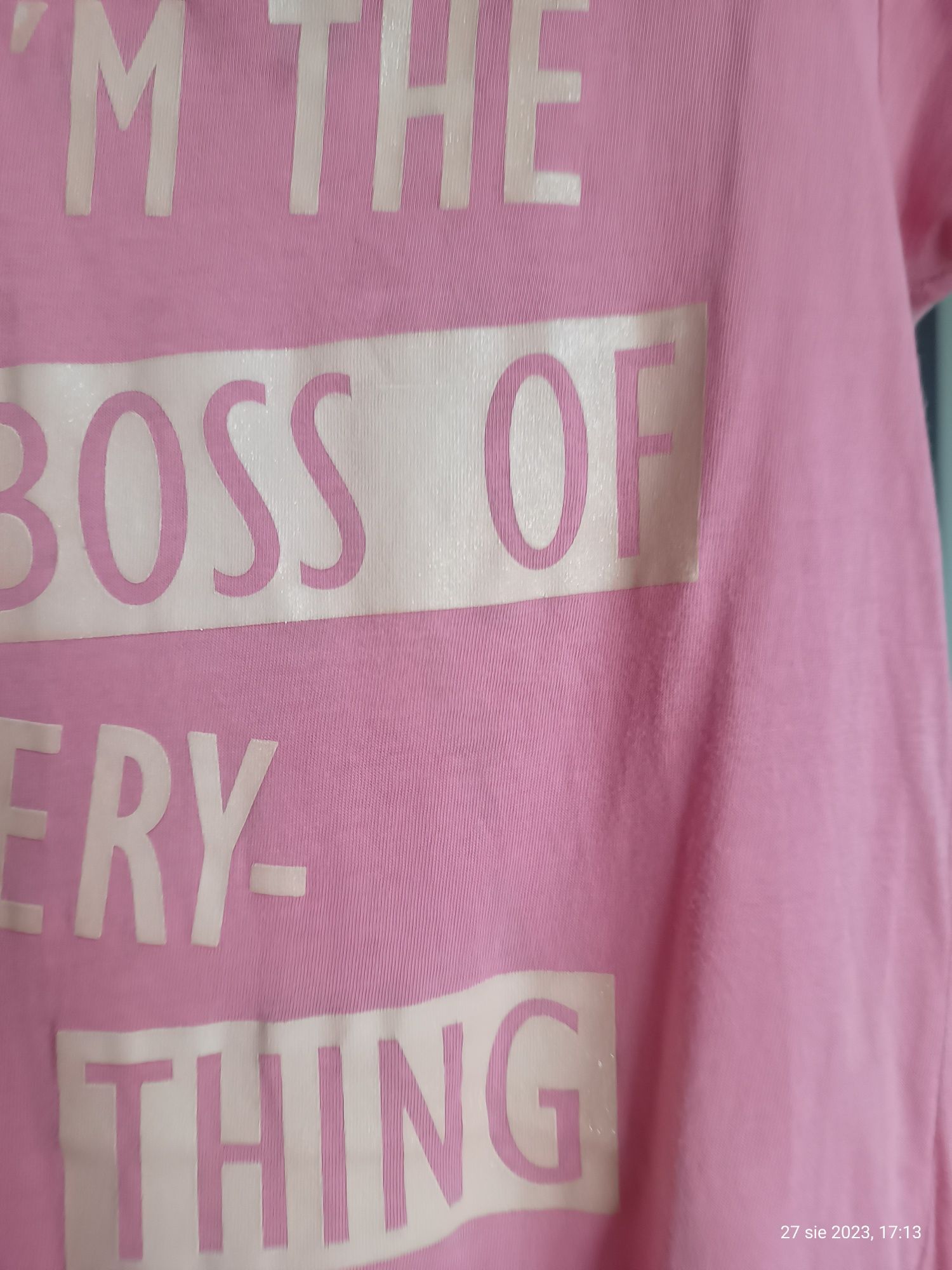 Tunika sukienka krótki rękaw H&M - I'm the boss of every thing