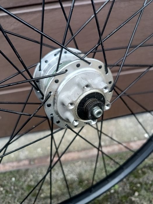 Koło rowerowe 26 cali pod tarcze dynamo w piaście