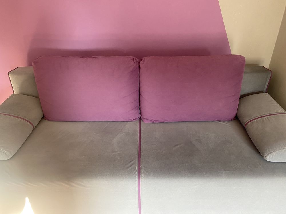 kanapa rozkladana, fotel