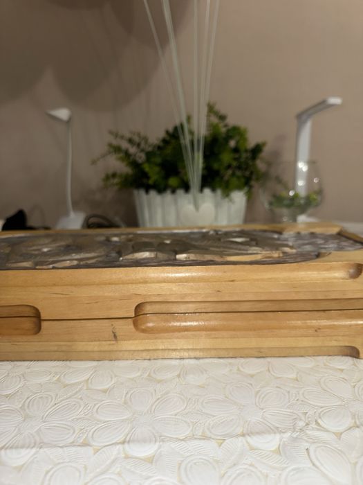 Нарди з натурального дерева (ручна робота)