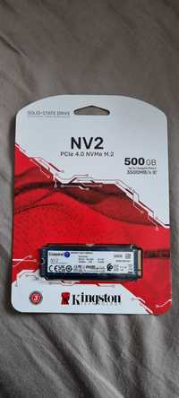 Dysk SSD Kingston NV2 500GB M.2 2280 PCI-E x4 Gen4 NVMe (SNV2S/500G)