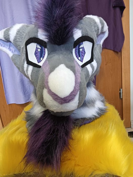 furry fursuit premade vernid head