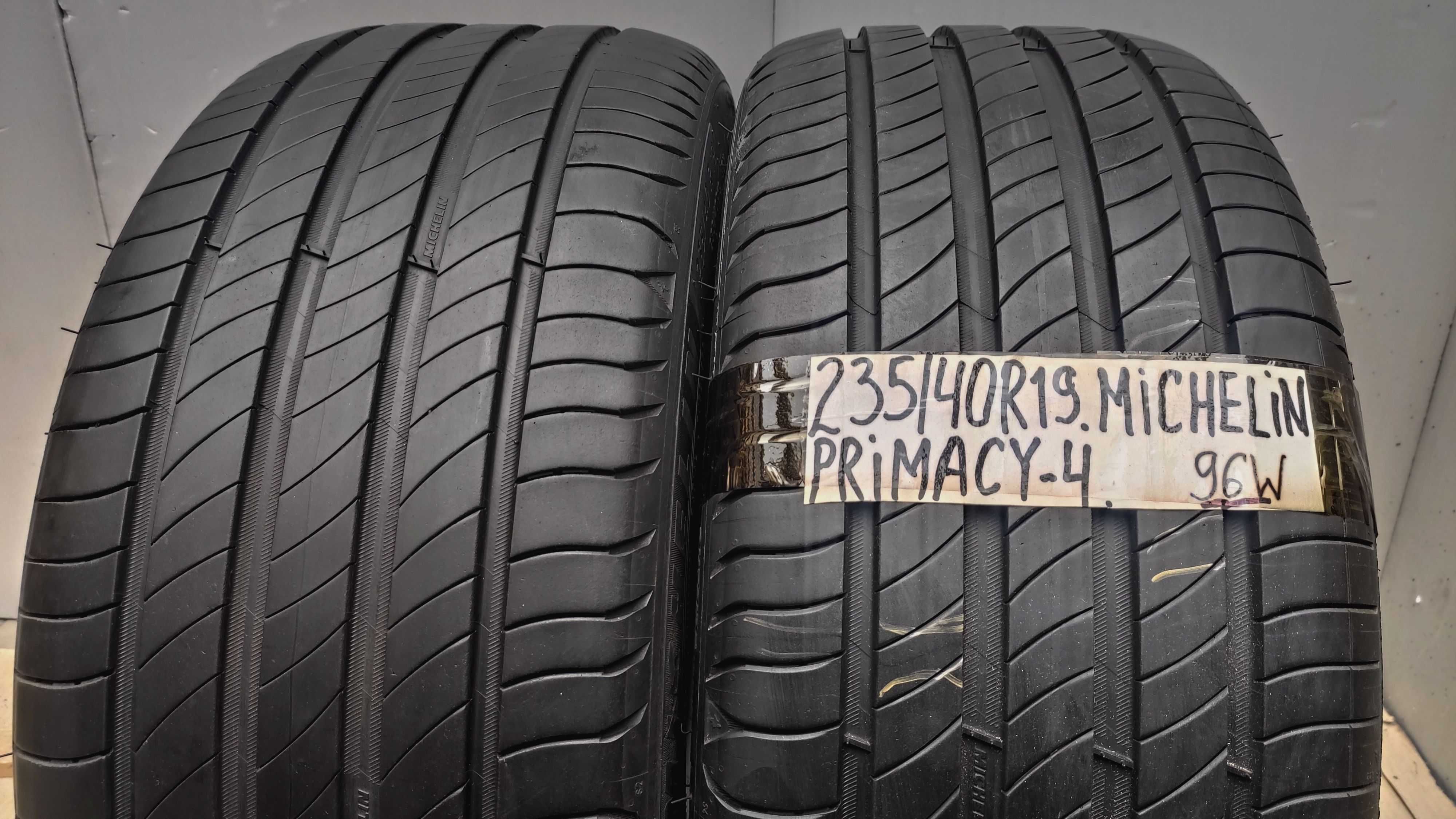 шини 235/40R19.  Michelin Primacy -4. 7мм.