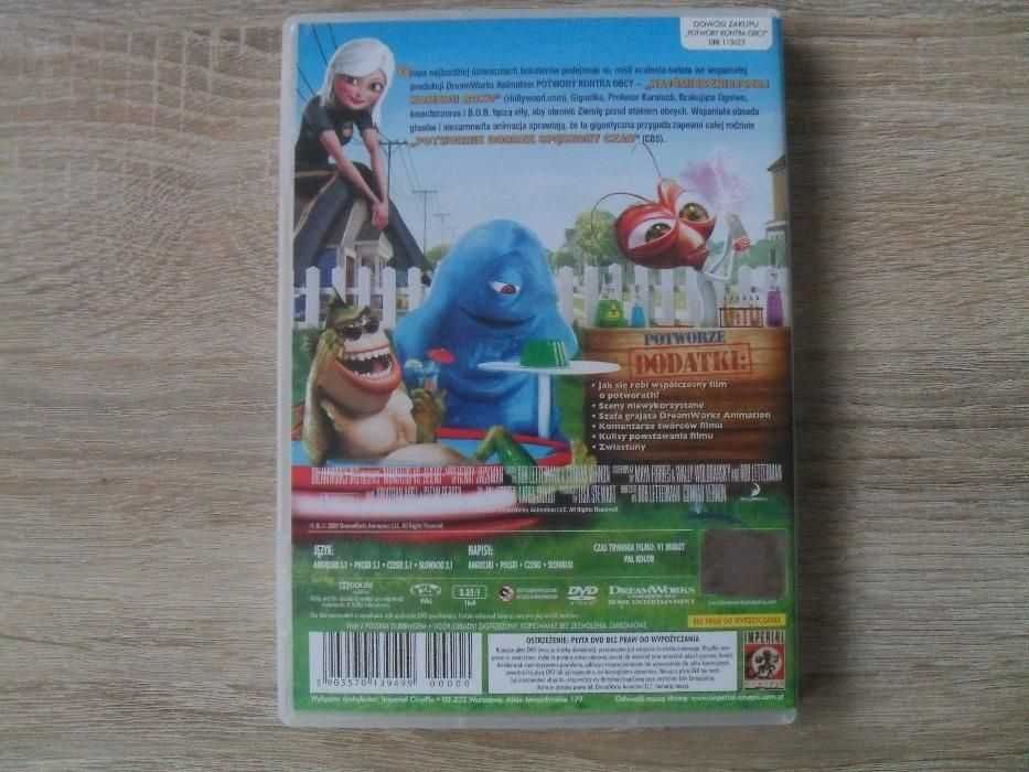 POTWORY KONTRA OBCY film animowany DreamWorks DVD polski DUBBING