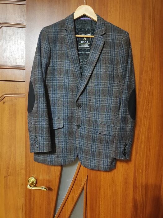 Пиджак блейзер в клетку