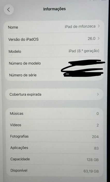 iPad 8 ª geração