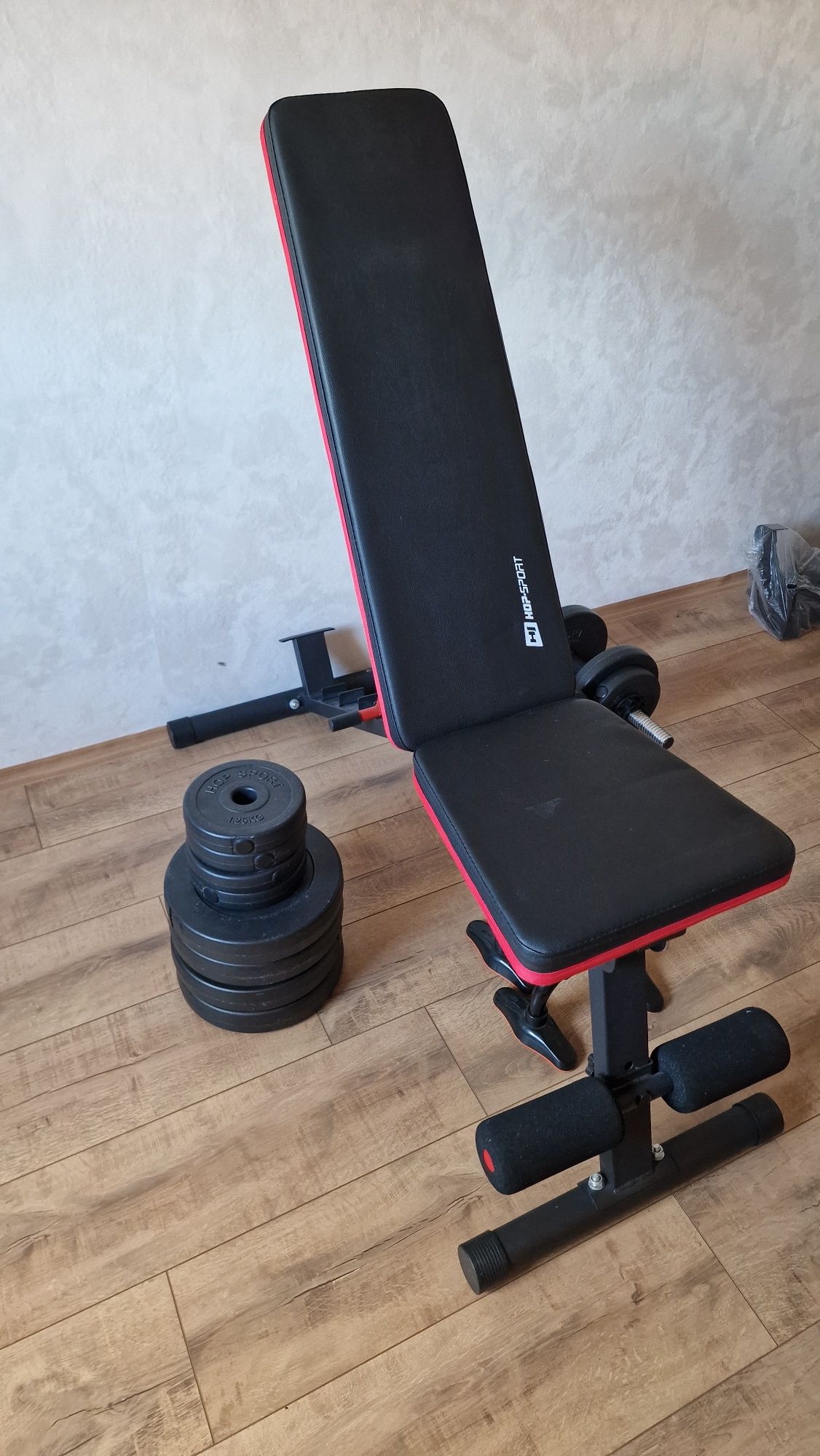 Ławeczka do ćwiczeń hantle obciążenie