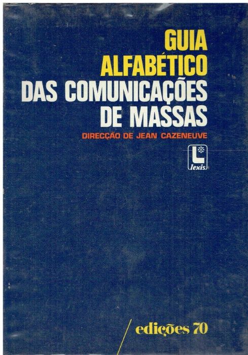 10414 Guia Alfabético das Comunicações de Massas de Jean Cazeneuve