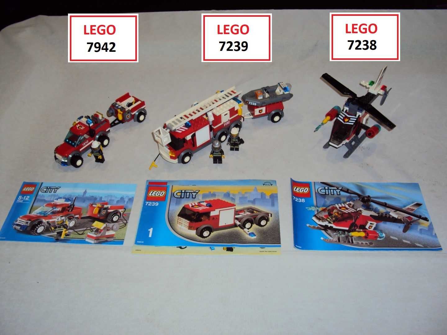 LEGO City: 60165; 3661; 7641; 60165; 7942; 7239; 7238