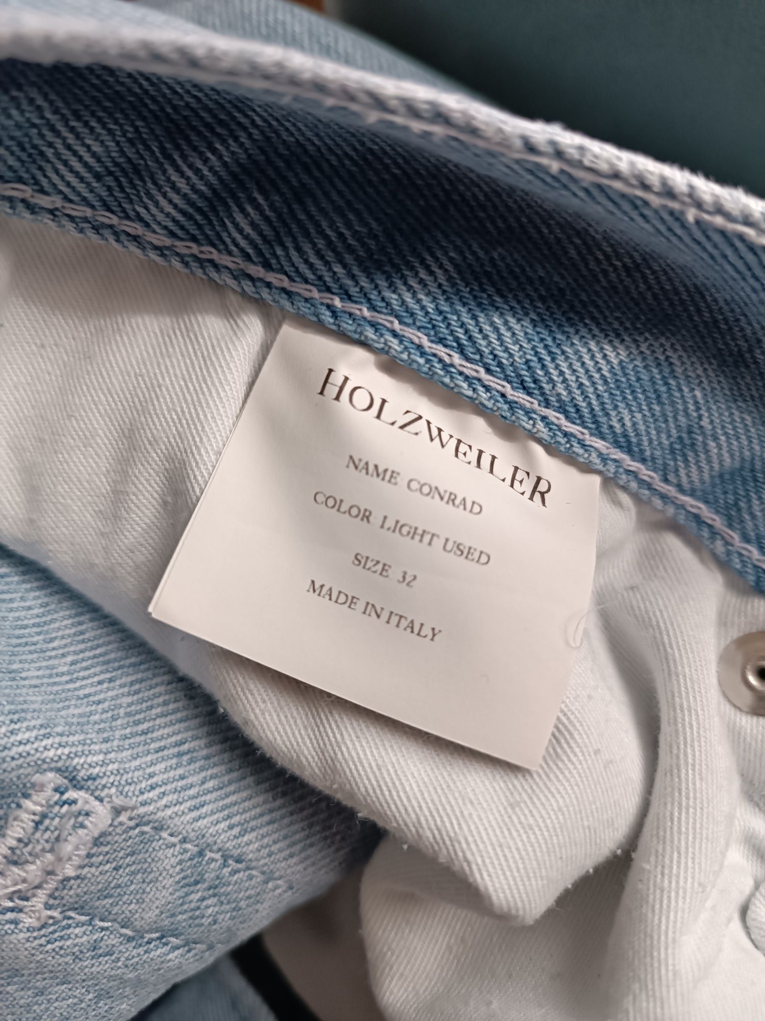 Spodnie jeans holzweiler light used Conrad size 32 sample original hit