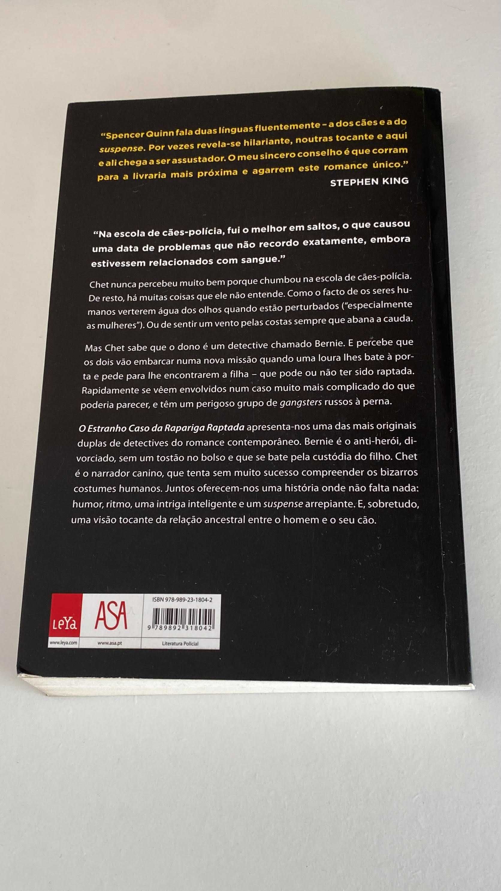 Livro "O Estranho Caso Da Rapariga Raptada"