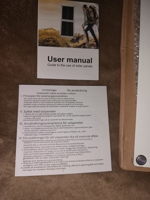 Солнечная панель  10W с USB