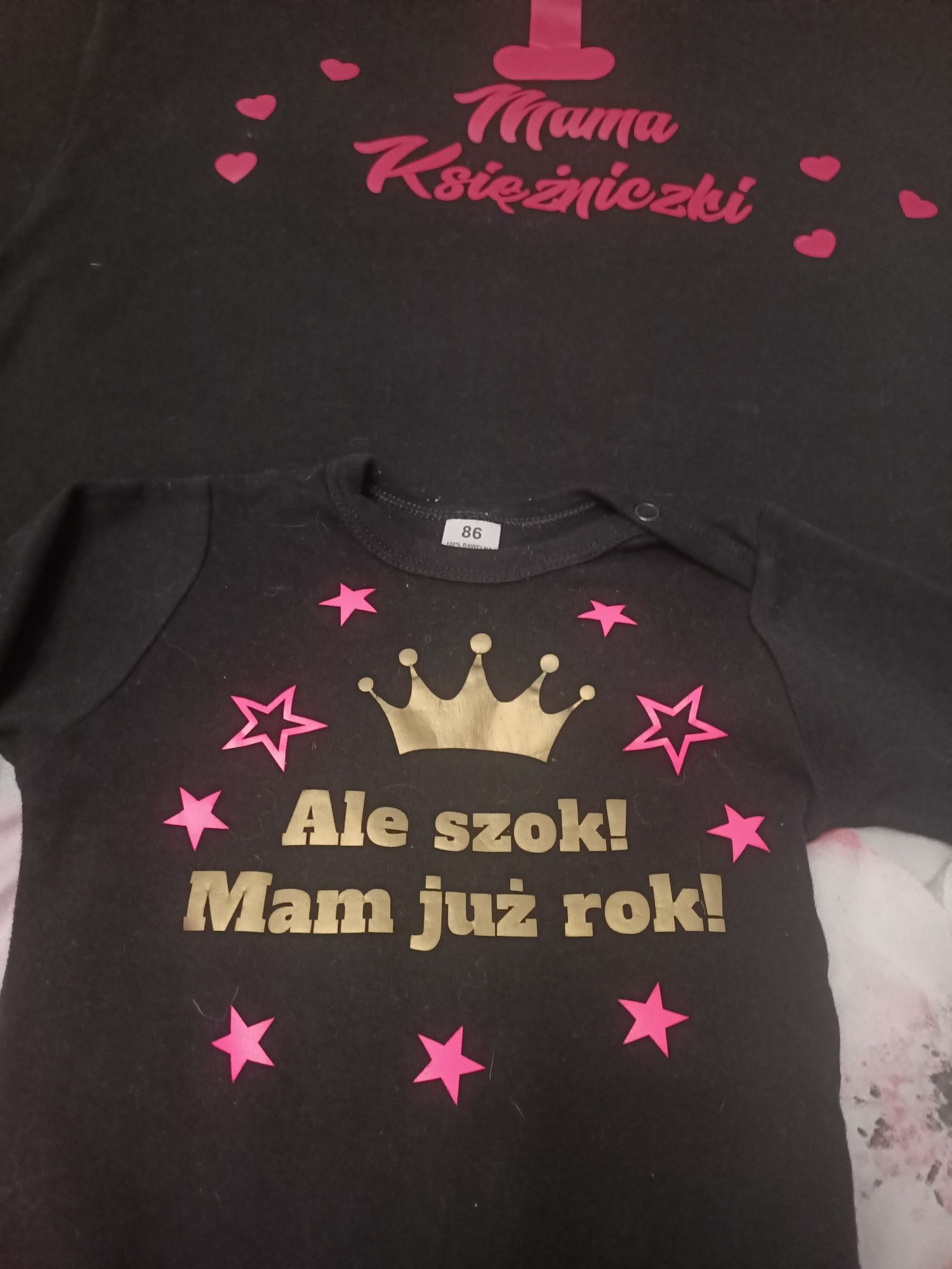 Zestaw na roczek Mama Tata Córka
