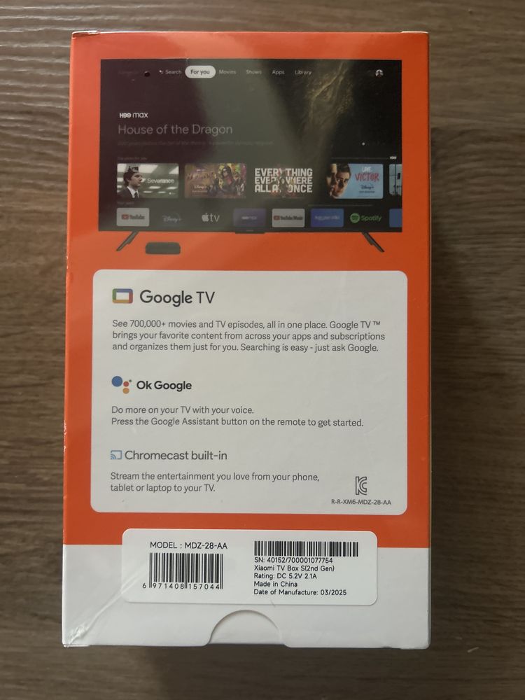 Смартприставка Xiaomi mi tv box gen2 gen3 медіаплеєр