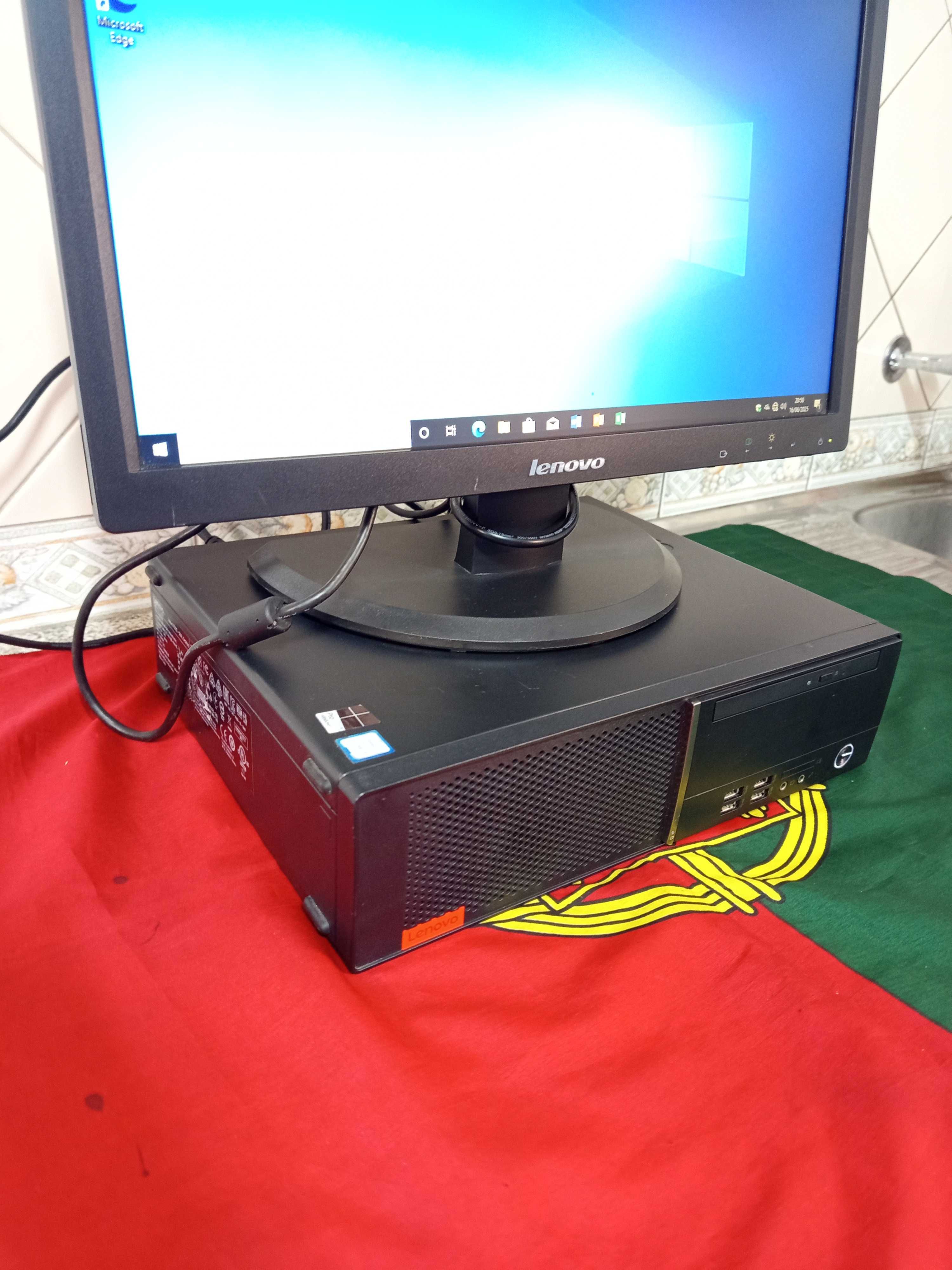 Lenovo Core i3 6100 RAM 8GB SSD + Monitor