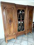 Biblioteka dębowa z 1920 roku. Oryginał.
