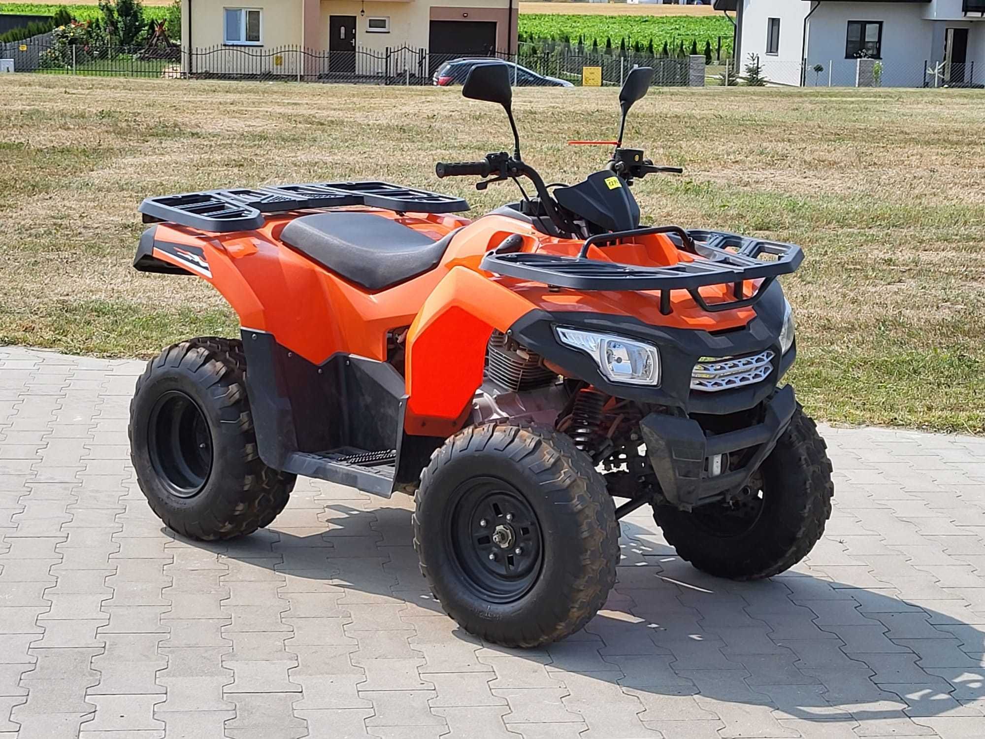 Quad Loncin 200, zarejestrowany , FV 23% , niski przebieg 500 km ,pług