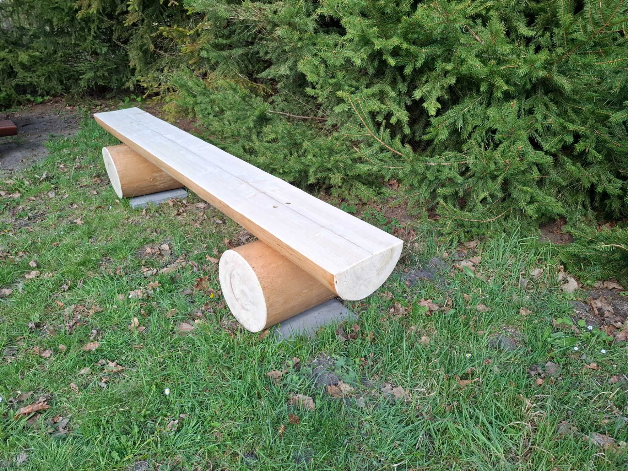 Ławka Ogniskowa z Bala 250cm