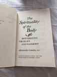 The spiritulitu of the body Alexander Lowen