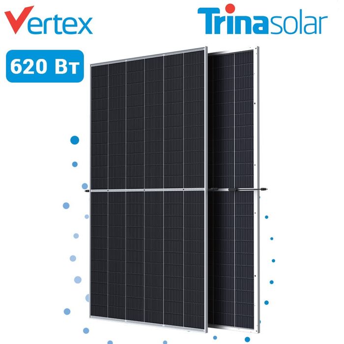 Сонячні панелі Trina Solar TSM-NE19R 620W, 620 Вт