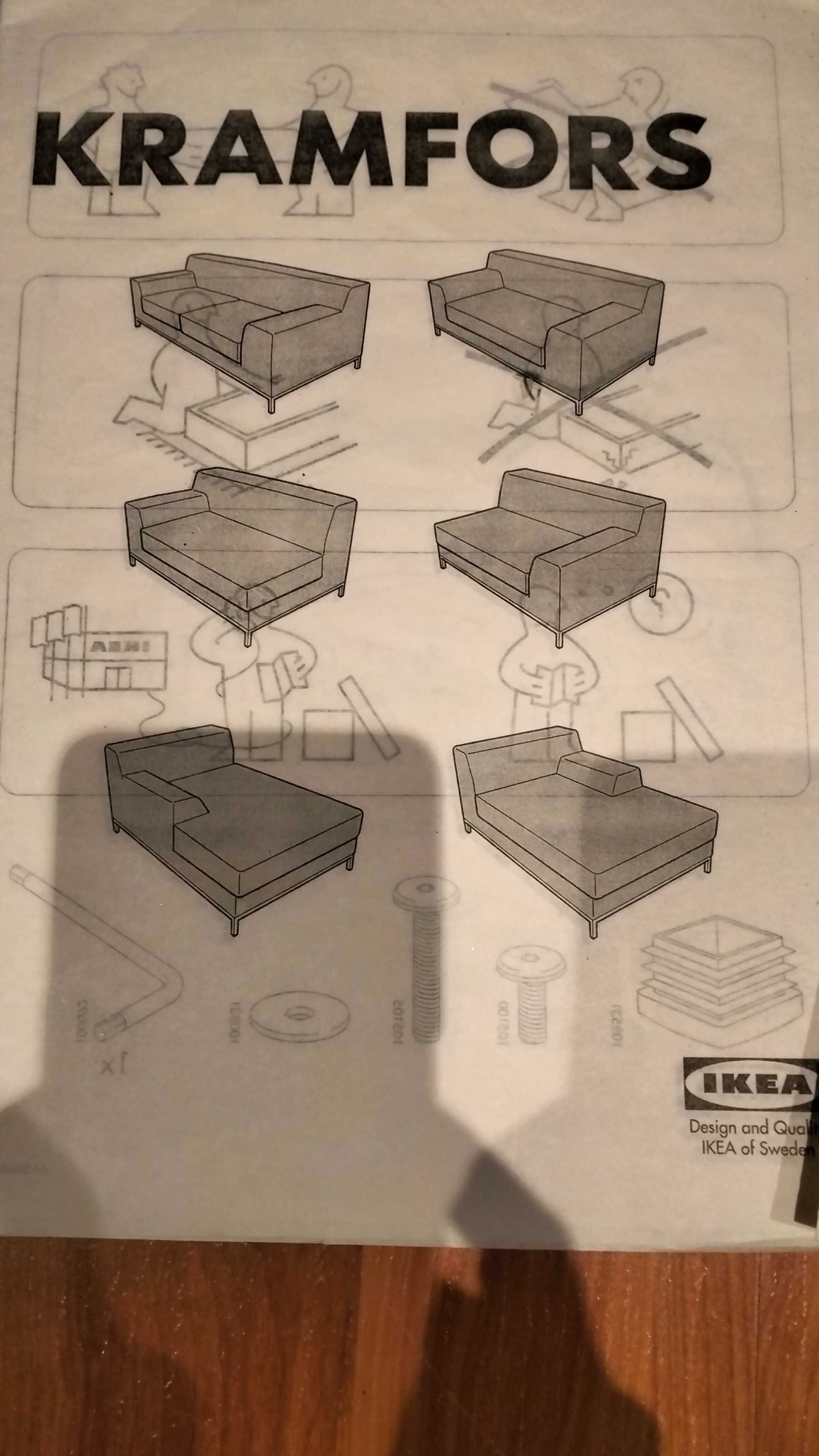 Sofá Cinzento IKEA KRAMFORS Ótimo estado