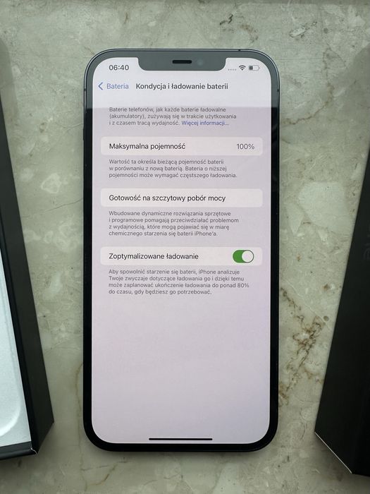 iPhone 12 Pro Max 128gb 100% beteria