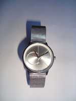 zegarek Calvin Klein z bransoletką - kolor srebrny nowy