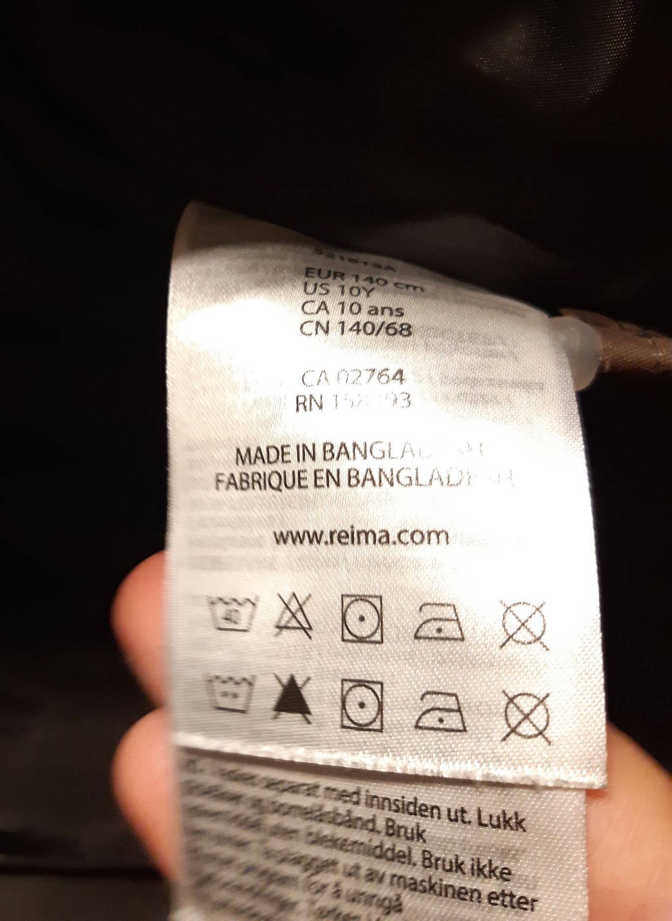 Zimowa Kurtka Reima ReimaTec Nappaa rozmiar 140