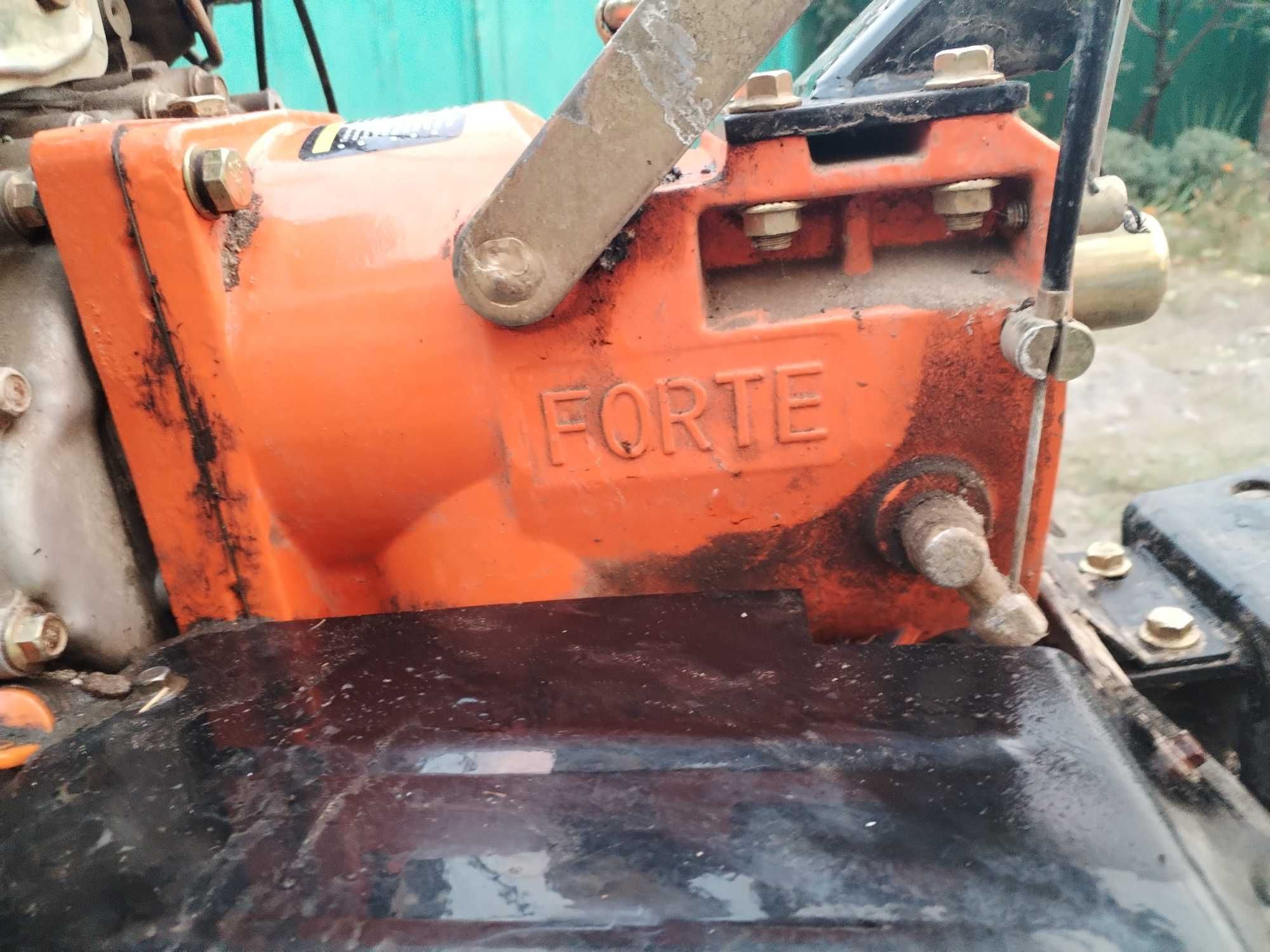 МОТОБЛОК FORTE 1050 дизельный и прицеп