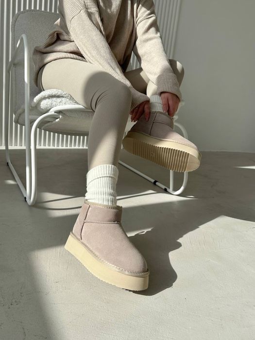 Жіночі бежево рожеві угг, угг, уги, ugg,