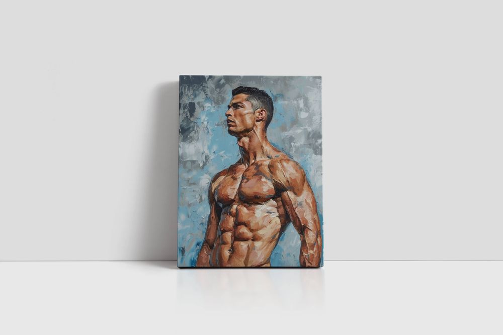Obraz na płótnie Cristiano Ronaldo CR7 90x120 cm nowoczesny styl