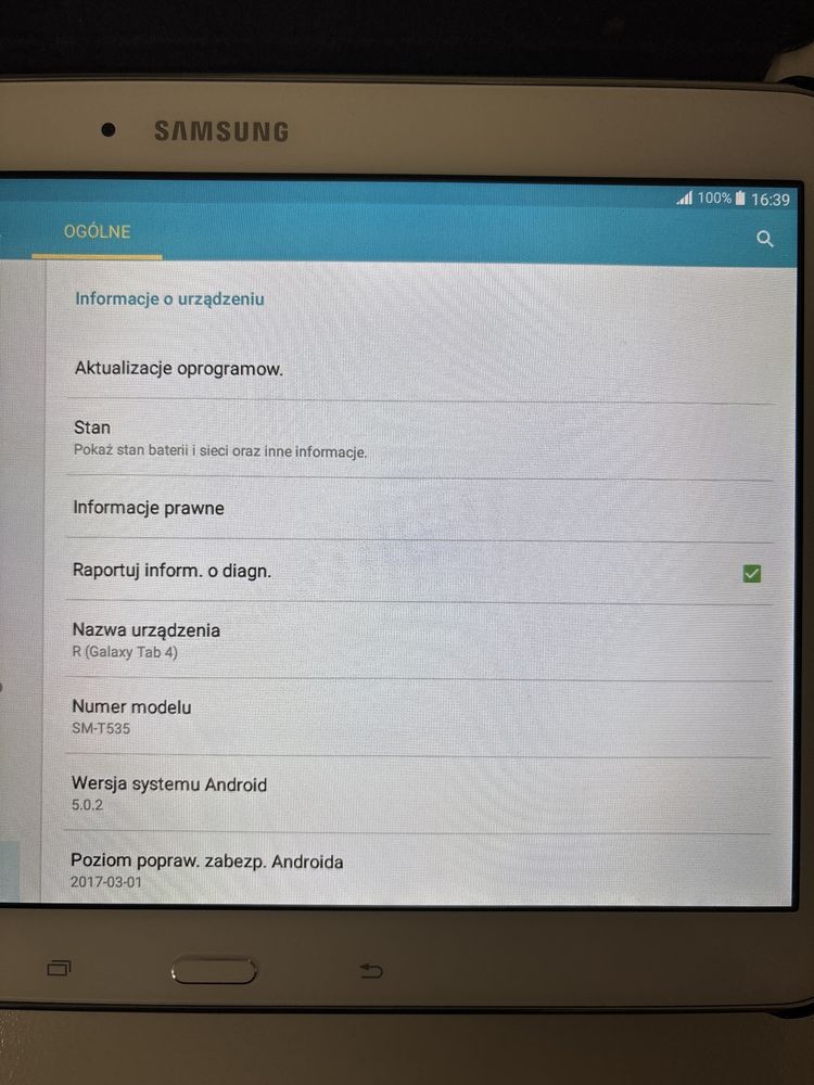 Samsung Galaxy Tab 4 SIMcard 10.1" + etui