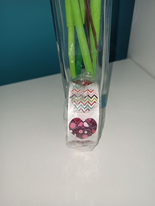 Naklejki serduszka 500 sztuk wzory