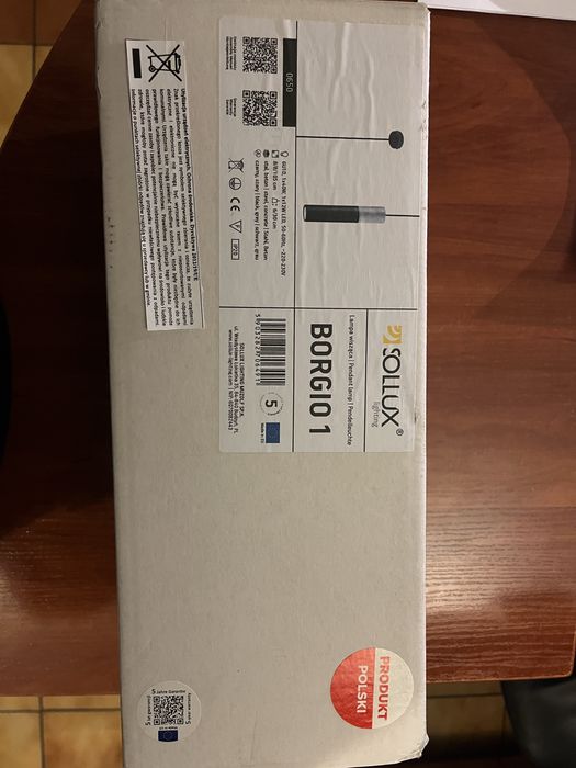 Lampa sufitowa BORGIO 1 BRW beton/cement