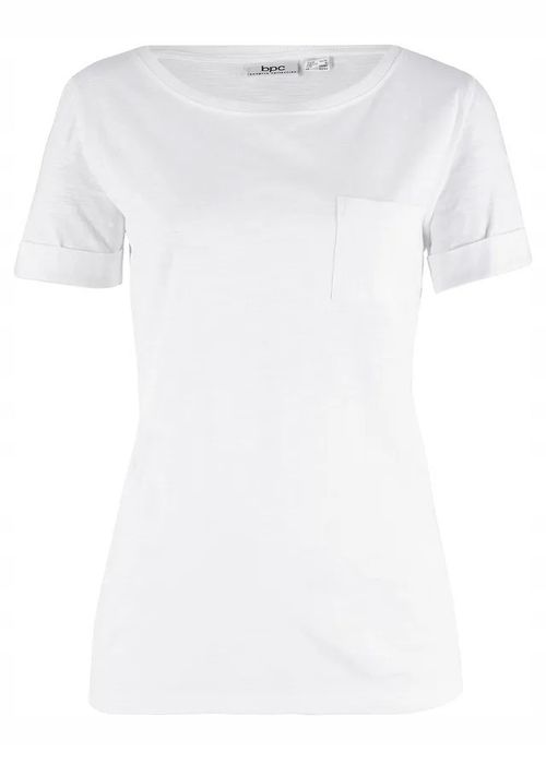 B.P.C t-shirt biały z kieszonką r.56/58
