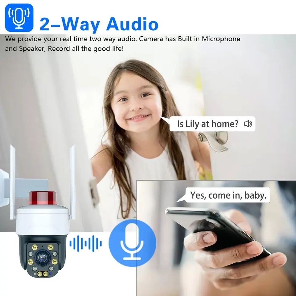 Камера Tuya 5mp 50×zoom Wifi відеонагляд туя смарт лайф smart life