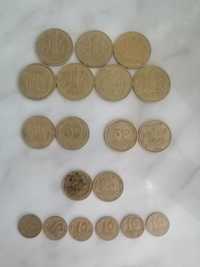 Монеты Украины 10к,25к,50к,1грн