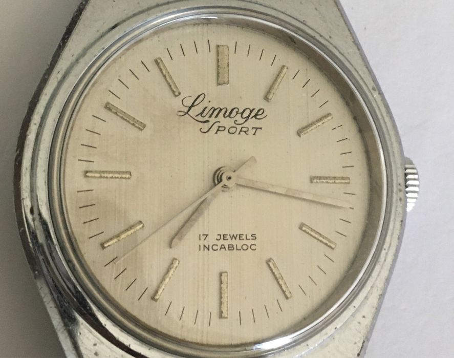 Relógio Limoge Sport, mecânico antigo