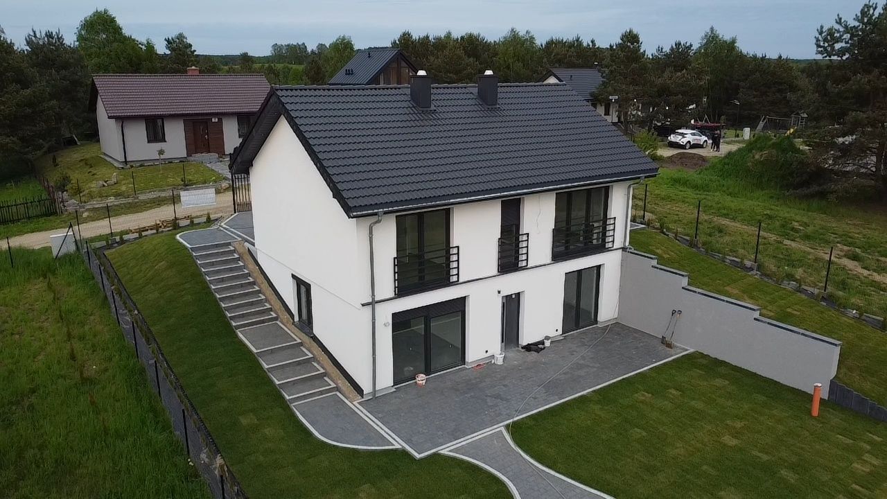 Dom z balia, jacuzzi, Dom nad jeziorem. Sasek Wielki, Kobylocha