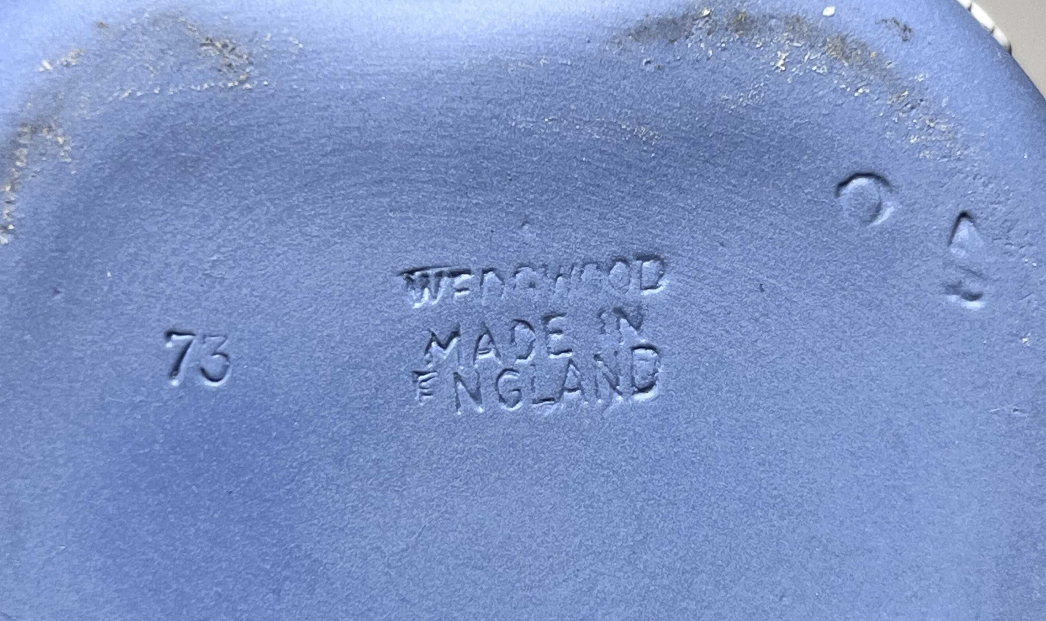 Puzderko szkatułka Wedgwood Blue Jasperware starożytny Rzym scen