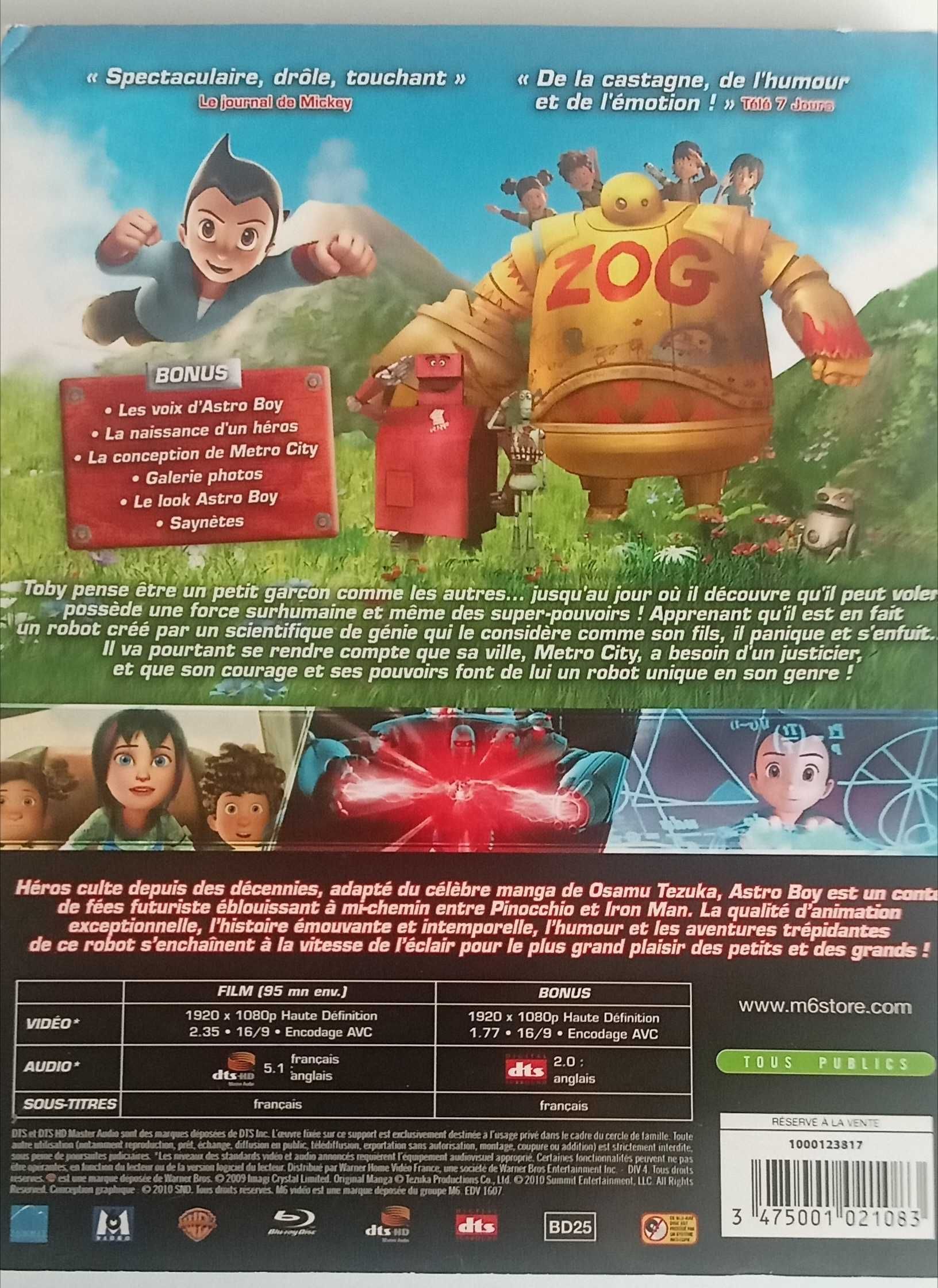 Blu Ray Astro Boy em francês